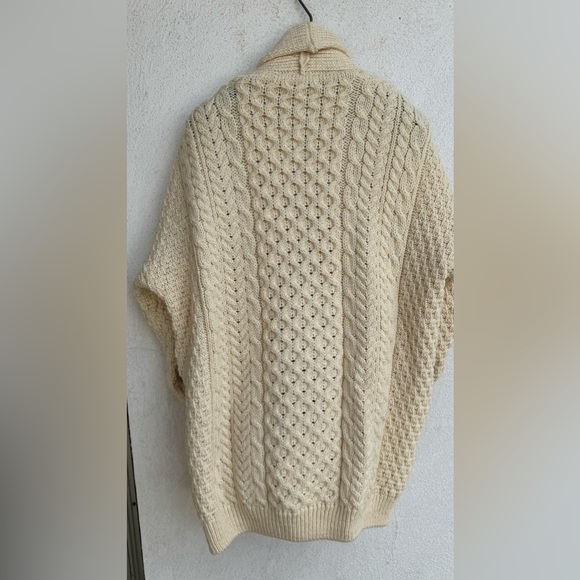 Vintage Fisherman Cable Knit Cardigan Sweater - Picture 9 of 9